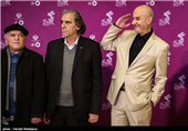 علی عمرانی و رضا ناجی بازیگران فیلم "سینما نیمکت" در هفتمین روز سی و چهارمین جشنواره فیلم فجر - برج میلاد