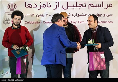 تقدیر از مجید توکلی کارگردان فیلم متولد 65 نامزد دریافت سیمرغ بلورین بهترین کارگردانی بخش نگاه نو سی‌وچهارمین جشنواره فیلم فجر