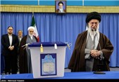 حضور مقام معظم رهبری پای صندوق رأی