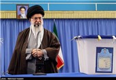 حضور مقام معظم رهبری پای صندوق رأی