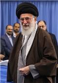 حضور مقام معظم رهبری پای صندوق رأی