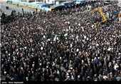 مراسم تشییع آیت الله طبسی در مشهد