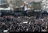 مراسم تشییع آیت الله طبسی در مشهد