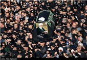 مراسم تشییع آیت الله واعظ طبسی در مشهد