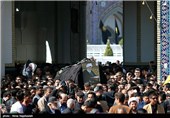 مراسم تشییع آیت الله واعظ طبسی در مشهد