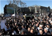 مراسم تشییع آیت الله واعظ طبسی در مشهد