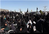 مراسم تشییع آیت الله واعظ طبسی در مشهد