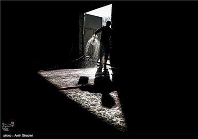 کارگاه قالیشویی در اراک