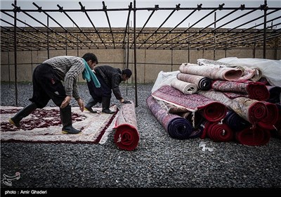 کارگاه قالیشویی در اراک