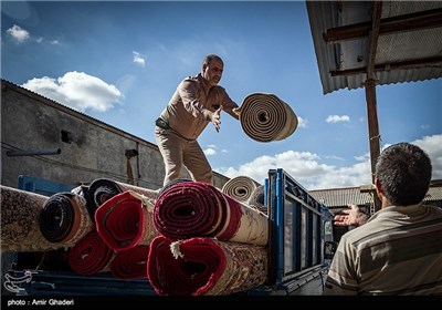 کارگاه قالیشویی در اراک