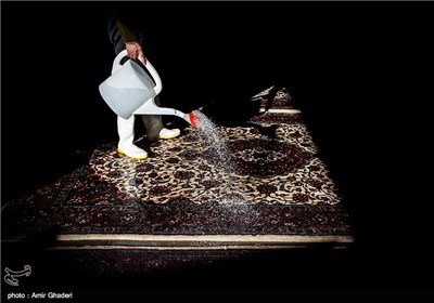 کارگاه قالیشویی در اراک