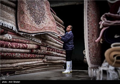 کارگاه قالیشویی در اراک