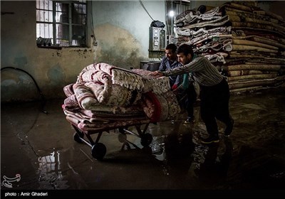 کارگاه قالیشویی در اراک