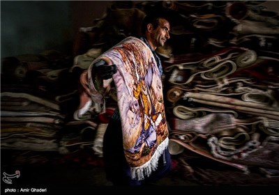 کارگاه قالیشویی در اراک