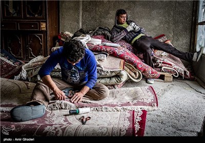 کارگاه قالیشویی در اراک