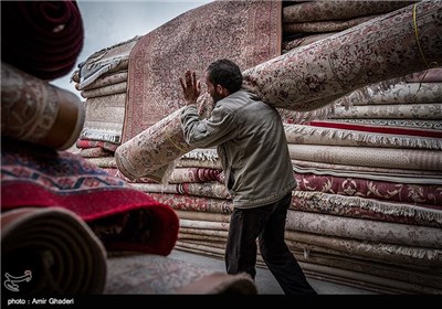 کارگاه قالیشویی در اراک