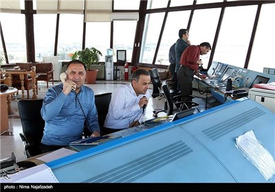 برج مراقبت فرودگاه هاشمی‌نژاد مشهد در ایام نوروز