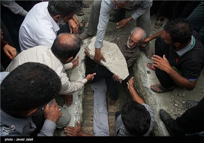 تشییع پیکر امید طاهری کندر شهید نیروی انتظامی - بندرعباس