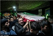 Iranian People Bid Farewell to Army Commandos Martyred in Syria