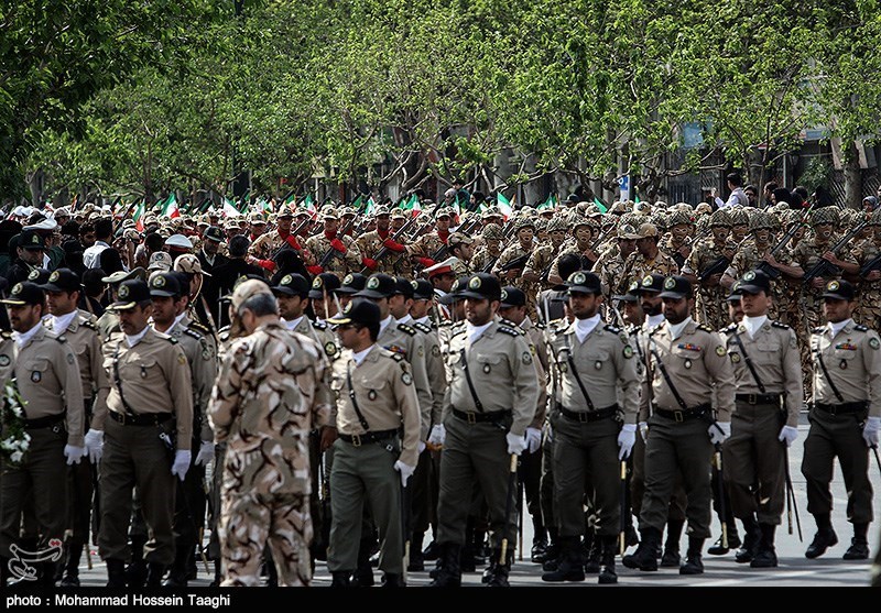 مراسم رژه روز ارتش در مشهد (فروردین 95)