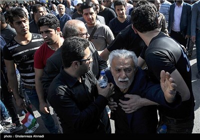 مراسم تشییع پیکر مهرداد اولادی -مازندران