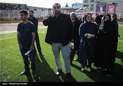 مراسم تشییع پیکر مهرداد اولادی -مازندران