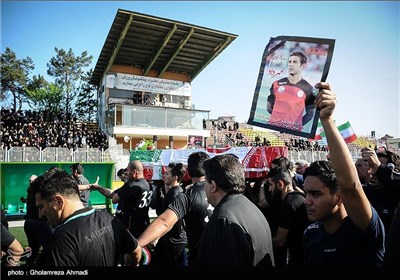 مراسم تشییع پیکر مهرداد اولادی -مازندران