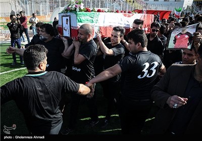 مراسم تشییع پیکر مهرداد اولادی -مازندران