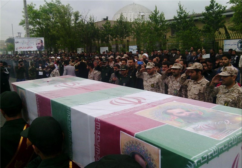 مراسم استقبال از پیکر مطهر شهید مدافع حرم در گرگان برگزار شد