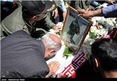 مراسم وداع با شهید روزبه ناظریان - همدان