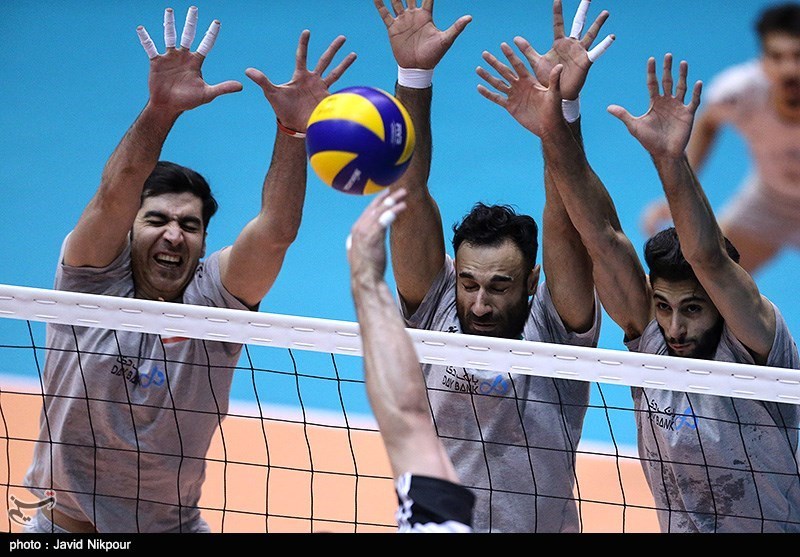 دیدار دوستانه ی تیم های والیبال ایران و لهستان
