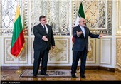 دیدار ظریف با وزیر امور خارجه لیتوانی