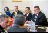 دیدار ظریف با وزیر امور خارجه لیتوانی