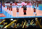 دیدار تیم های والیبال ژاپن و ایران