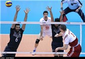 دیدار تیم های والیبال ایران و لهستان