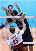دیدار تیم های والیبال ایران و لهستان