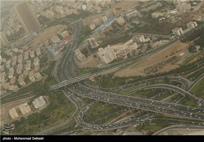 تهران در غبار