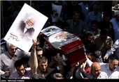 تشییع پیکر مرحوم حمید سبزواری