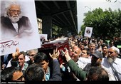 تشییع پیکر مرحوم حمید سبزواری