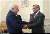 دیدار خداحافظی سفیر پاکستان با ظریف