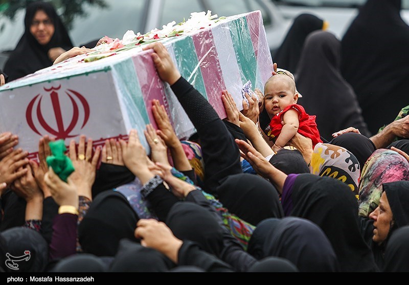 پیکر مطهر 2 شهید گمنام در شهر فراغی استان گلستان تشییع شد