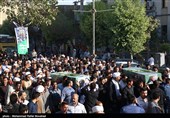 تشییع پیکر چهار شهید مدافع حرم در قم