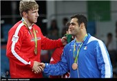 کسب مدال برنز قاسم رضایی در مسابقات کشتی فرنگی - المپیک ریو 2016