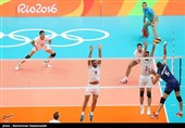 دیدار تیم‌های والیبال ایران و ایتالیا‌ - المیپک ریو 2016