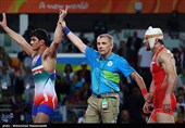 کسب مدال طلای حسن یزدانی در مسابقات کشتی آزاد - المپیک ریو 2016