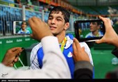 کسب مدال طلای حسن یزدانی در مسابقات کشتی آزاد - المپیک ریو 2016