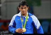 کسب مدال طلای حسن یزدانی در مسابقات کشتی آزاد - المپیک ریو 2016
