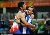 کسب مدال طلای حسن یزدانی در مسابقات کشتی آزاد - المپیک ریو 2016