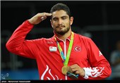 کسب مدال نقره کمیل قاسمی در مسابقات کشتی آزاد - المپیک ریو 2016