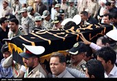 تشییع پیکر همسر سرلشکر صالحی فرمانده کل ارتش - مشهد